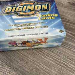 Digimon Trading Cards Upper Deck Animated Series Sealed Box - Image 3