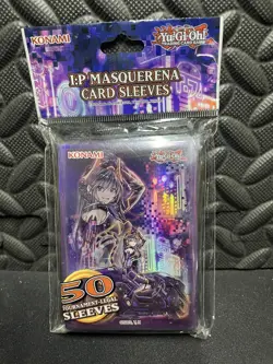 | Yugioh I:P Masquerena Card Sleeves 50 Pack Konami Official NEW Sealed 🔥 | 83717855088 - Image 1