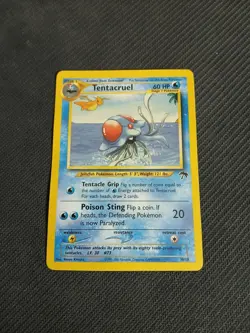 Pokemon Tentacruel 10/18 Southern Islands TCG Card Non-Holo - Lightly Played - Image 1