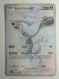 Pokemon TCG Reshiram EX White Flare Mint-Near Mint Condition Card 173/086 BWR - Image 1