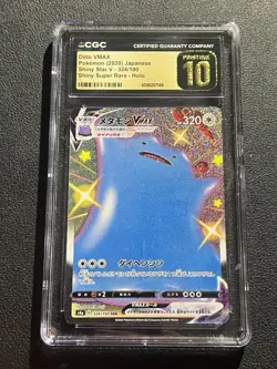 CGC 10 Pristine Ditto VMAX Shiny 324/190 SSR Shiny Star V s4a Pokemon Card - Image 1