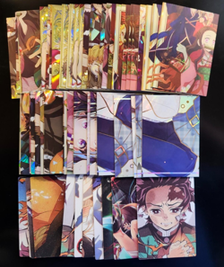 60 Cards Demon Slayer CCG Puzzle Anime Collectible Card Lot - Image 1