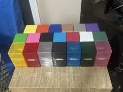 SET OF 20 Ultra Pro Satin Tower deck boxes - Image 1