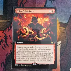Tibalt's Trickery Extended Art Kaldheim MTG NM - Image 1