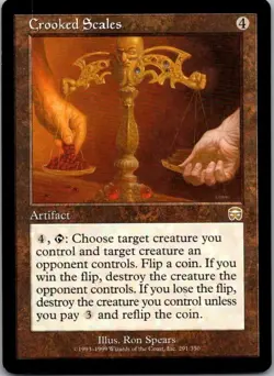 Mercadian Masques Crooked Scales MTG MP - Image 5