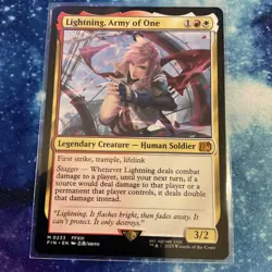 Lightning, Army of One (REGULAR) x1 - MTG Final Fantasy FIN #233 - Image 1