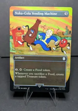 Nuka-Cola Vending Machine U Borderless Regular #358 | PIP Fallout | MTG - Image 1