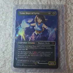 Magic: The Gathering Yuna, Hope of Spira FFX Holo Legendary Green White - Image 1