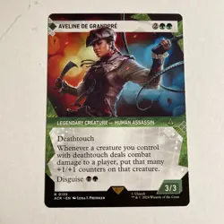 Magic The Gathering Aveline De Grandpre 0135 Rare Non-Foil Showcase - Image 1