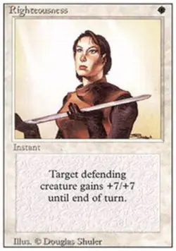 Righteousness - Revised Edition # MTG Magic The Gathering - Image 1