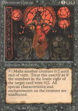 Sorceress Queen - Revised Edition # MTG Magic The Gathering - Image 1