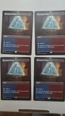 4x Playset of Riverpyre Verge Borderless Aetherdrift Pack Fresh - Image 1