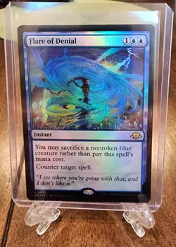 MTG Flare of Denial FOIL M 0062 M/NM Modern Horizons 3 MH3 Magic the Gathering - Image 1