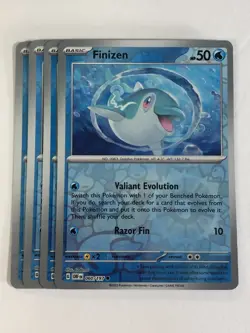 Pokemon TCG Obsidian Flames 4x Playset Reverse Holographic Finizen 060/197 NM - Image 1