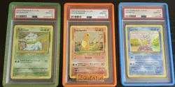 Pokemon Classic Collection Bulbasaur Charmander Squirtle Sequential PSA 10 - Image 1