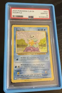 Pokemon Classic Collection Bulbasaur Charmander Squirtle Sequential PSA 10 - Image 4