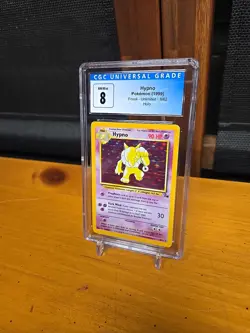 CGC 8 NM-MINT Hypno 8/62 Holo Fossil 1999 Pokemon Card - Image 2