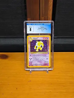 CGC 8 NM-MINT Hypno 8/62 Holo Fossil 1999 Pokemon Card - Image 4
