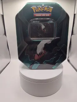 Pokemon TCG Sealed Triple Whammy Darkrai Tin - Image 1