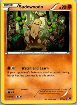 2x Pokemon XY Breakpoint Trevenant - 65/122 and Sudowoodo 67/122 Light Played - Image 3