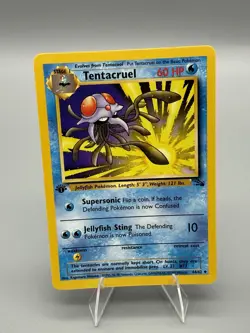 1999 1st Edition #44 Tentacruel Near Mint Fossil Set Pokemon Vintage - Image 1