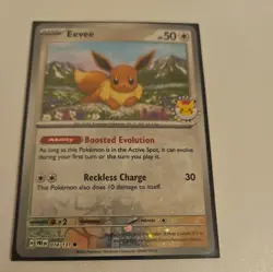 Eevee Reverse Holo 74/131 - Pokemon Prismatic Evolutions - NM - Image 2