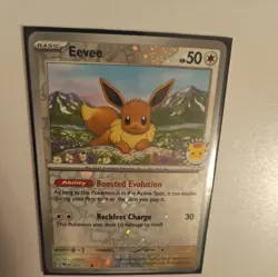 Eevee Reverse Holo 74/131 - Pokemon Prismatic Evolutions - NM - Image 3
