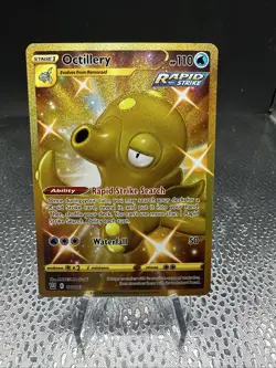 Pokemon TCG Octillery 178/163 Gold Secret Rare Battle Styles NM - Image 1