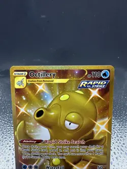Pokemon TCG Octillery 178/163 Gold Secret Rare Battle Styles NM - Image 3