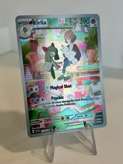 2023 Pokemon Kirlia #212/198 Scarlet & Violet Base Set Illustration Rare Holo NM - Image 1