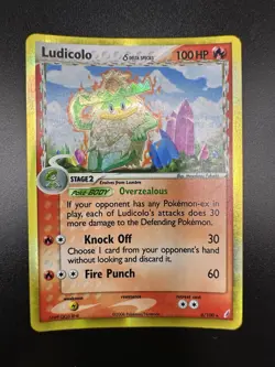 Ludicolo (Delta Species) - 6/100 - Holo Rare Crystal Guardians Pokemon - Image 1