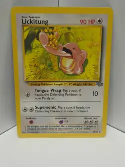Pokemon TCG Original Jungle Set Lickitung #38/64 - WoTC - LP - VINTAGE - Image 1