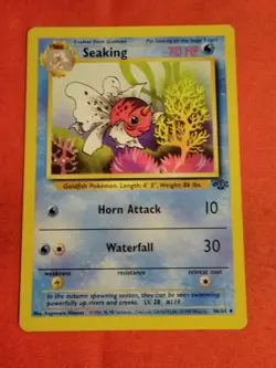 Pokemon TCG Original Jungle Set - Seaking 46/64 - Unplayed Mint+ - Image 1