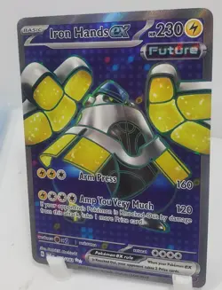 Iron Hands ex 223/182 Sv04: Paradox Rift Holo Pokemon NM/M Unplayed Pack Fresh - Image 2