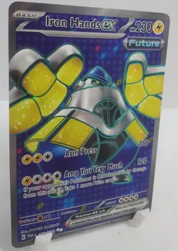 Iron Hands ex 223/182 Sv04: Paradox Rift Holo Pokemon NM/M Unplayed Pack Fresh - Image 3