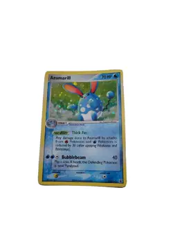 POKEMON Azumarill Delta Species 114/113 Secret Rare Holo Swirl LP - Image 1
