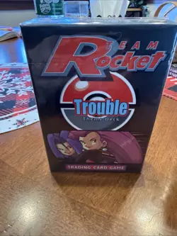Pokemon Team Rocket Devastation & Trouble Theme Deck Factory Sealed 2000 - Image 2