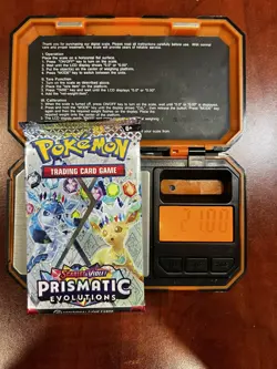 21.00g Prismatic Evolutions Pokemon Sealed Booster Pack New - Image 2