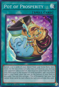 Pot of Prosperity RA01-EN066 Super Rare 1st Edition NM Yugioh - Image 1