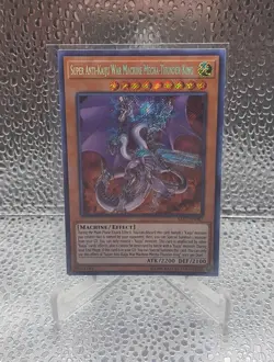 Yugioh Super Anti-Kaiju War Machine Mecha-Thunder King SAST-EN081 Secret 1st NM - Image 1
