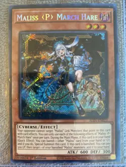 Yugioh Maliss P March Hare Alliance Insight ALIN-EN023 1st Edition Secret Rare - Image 1