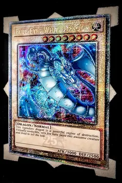 Blue-Eyes White Dragon RA04-EN002 Quarter Century Rare 1st Edition Yugioh - Image 1