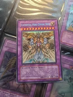 YuGiOh - Elemental Hero Divine Neos- CSOC-EN098 - Secret Rare - 1st Edition - Image 1
