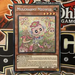 Yu-Gi-Oh! Mulcharmy Meowls SUDA-EN025 Secret Rare 1st Edition - Image 1
