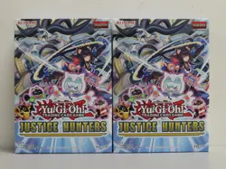 (2) Lot 2025 Yu-Gi-Oh! Justice Hunters Field Center Factory Sealed Box - Image 1