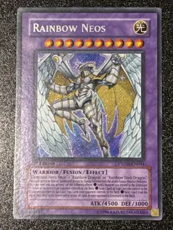 Rainbow Neos PTDN-EN044 1st Edition Secret Rare Phantom Darkness Yu-Gi-Oh MP - Image 1