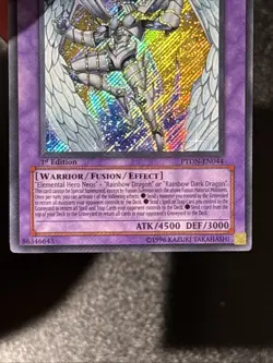 Rainbow Neos PTDN-EN044 1st Edition Secret Rare Phantom Darkness Yu-Gi-Oh MP - Image 4