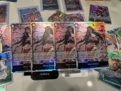 Nico Robin Alt Art Super Rare Legacy of the Master #OP12-087 Set Of 4 - Image 1