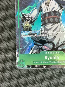One Piece Ryuma OP06-36 Alt Rare PRB01 Premium Booster The Best 2024 NM - Image 5
