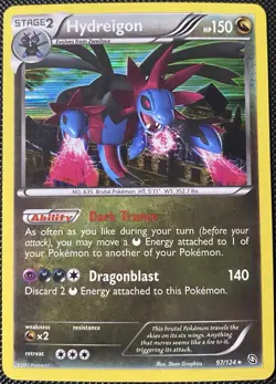 Hydreigon 97/124 Dragons Exalted Holo (See Photos) Pokemon Card - Image 1